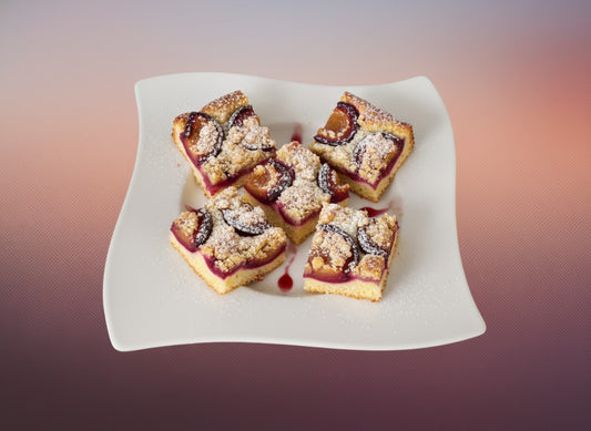 Pflaumenkuchen Häppchen