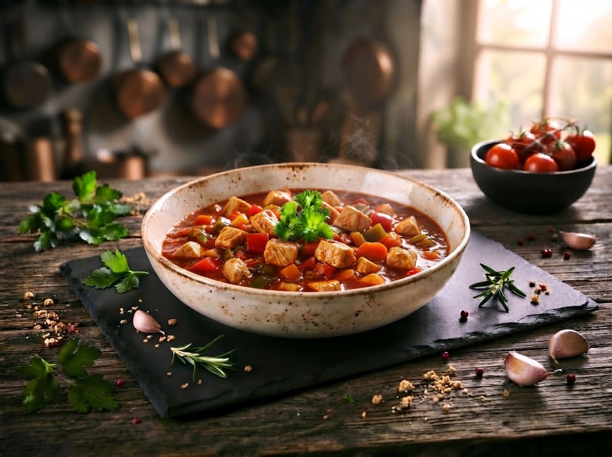 Hähnchen Gulasch (Halal)