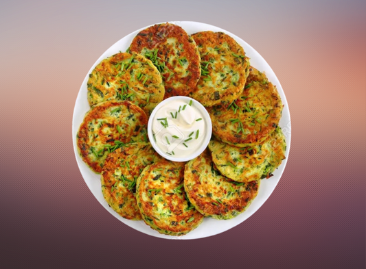 Zucchini Patties vegetarian - 24 pieces